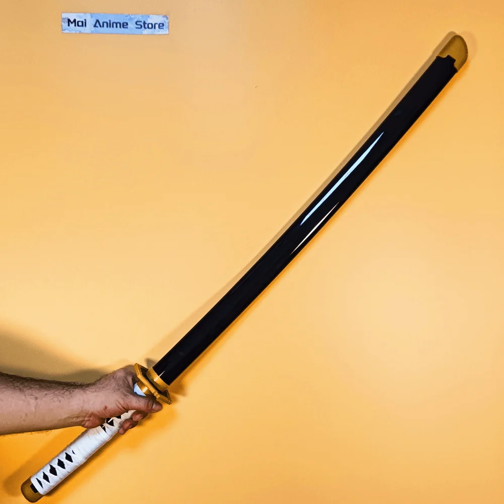 Espada katana de 40 polegadas, anime, cosplay, lâmina de tamanho real, tamanho real, japonês, katana samurai, estatueta de ação, brinquedo afiado, presente