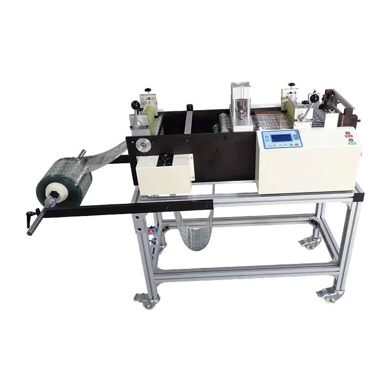 Pneumatic Punching and Cutting Machine for Door Curtain, Pvc/pp Cutting Machine, Plastic Sheet Punching and Slicing Machine