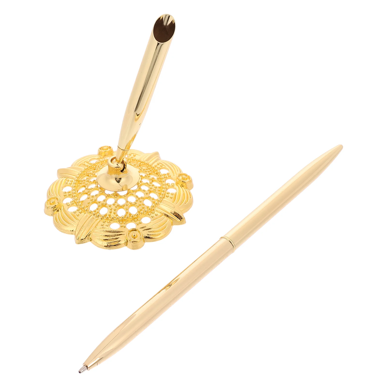 Signature Pen for Guest Book Signing Guestbook Pens Wedding No Smear Holder with Stand Nice