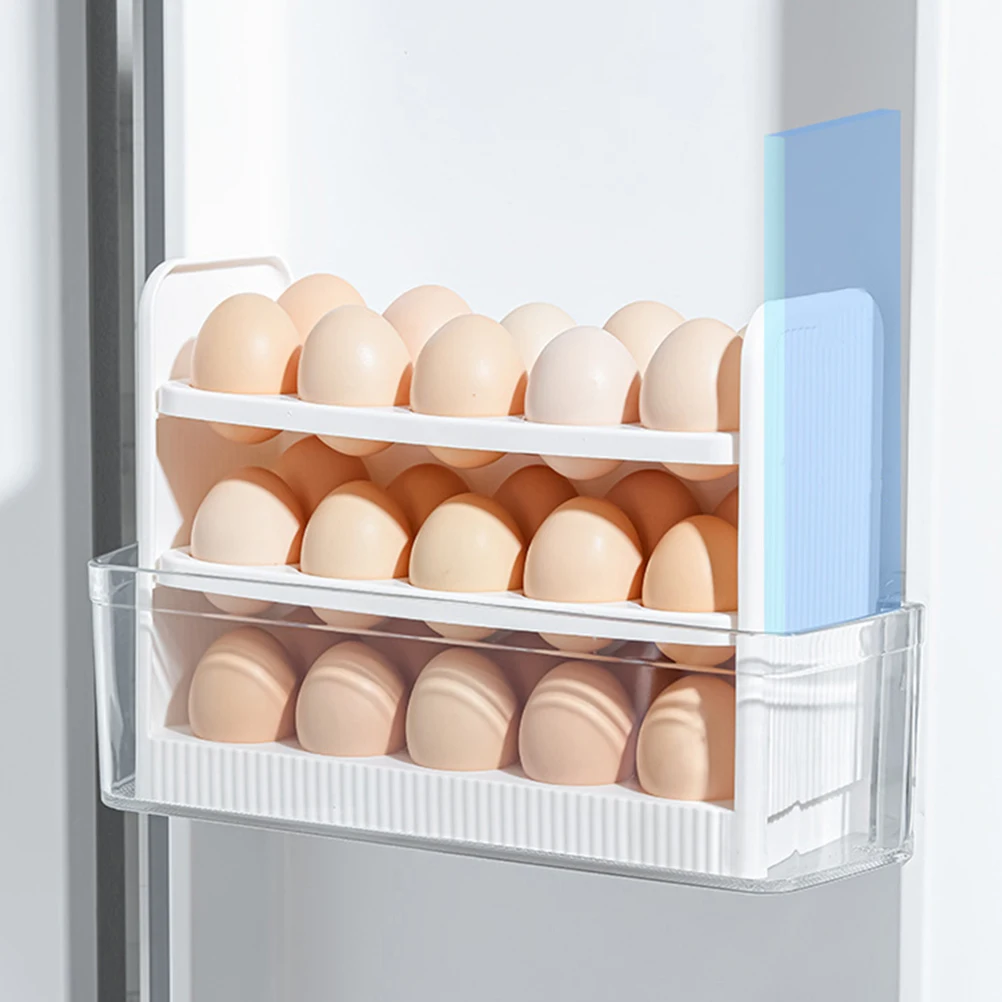 

Egg Storage Box Household Egg Holder Kitchen ganizer Refrigerator Tray Container Pp Material Space Saving Design Easy To Take
