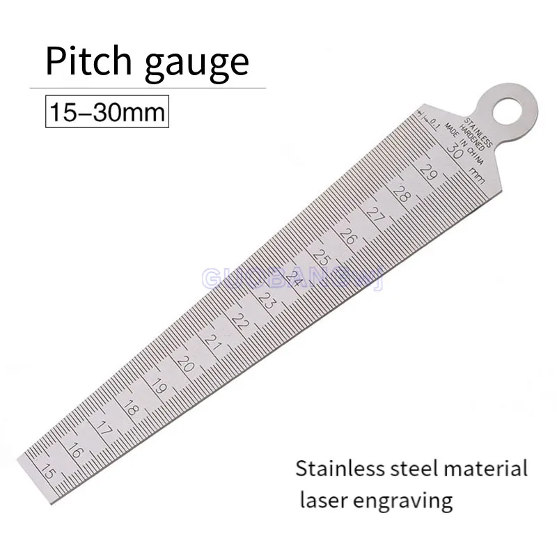 Stainless Steel Precision Feeler Gauge Steel Straight Ruler,Taper Gauge,Internal Bore Hole Gauge,Multi-Purpose Measuring Tool