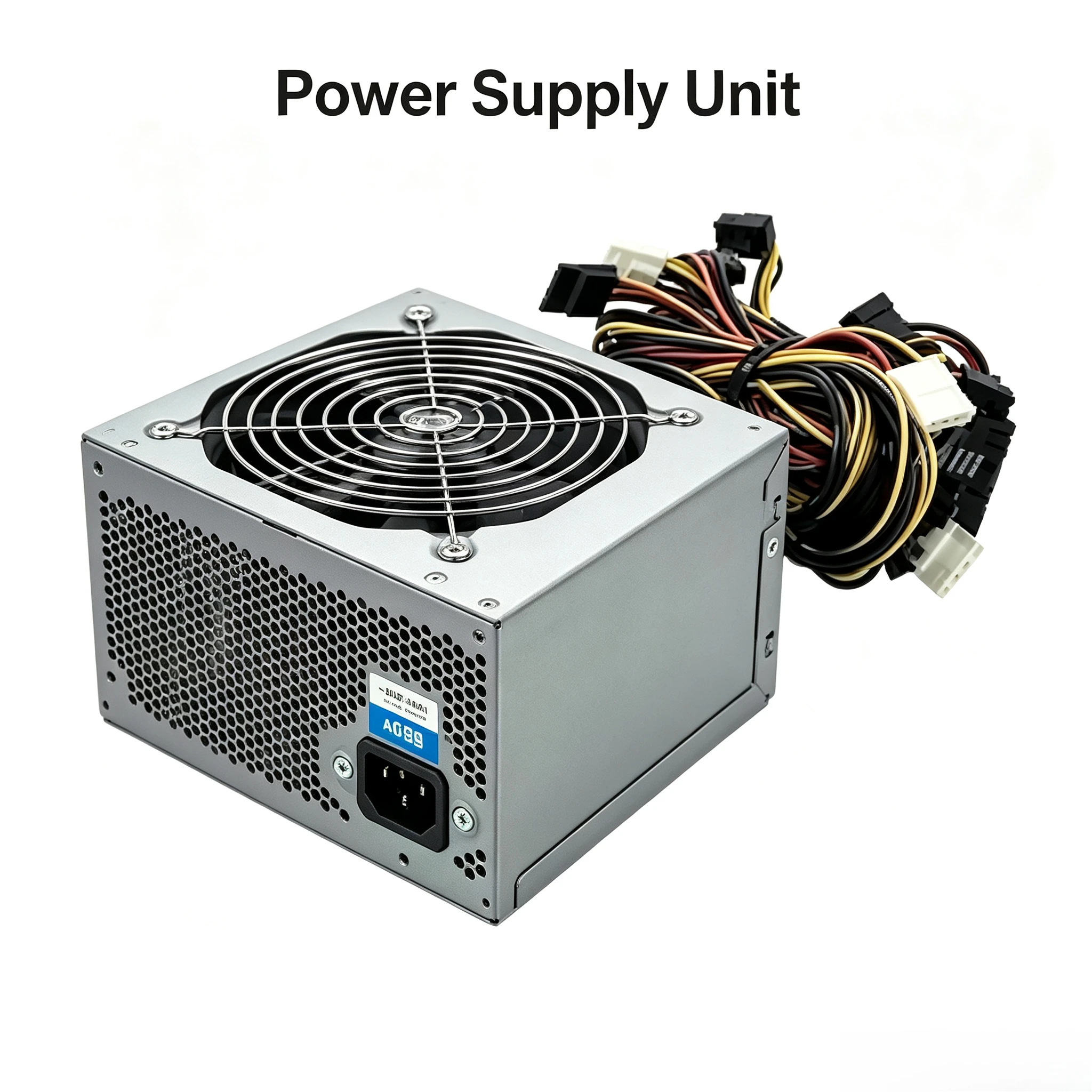 550W 80 PLUS Silver Certified Server Workstation Power Supply, Stable ATX PSU for Industrial Host, Storage & Computing Equipment