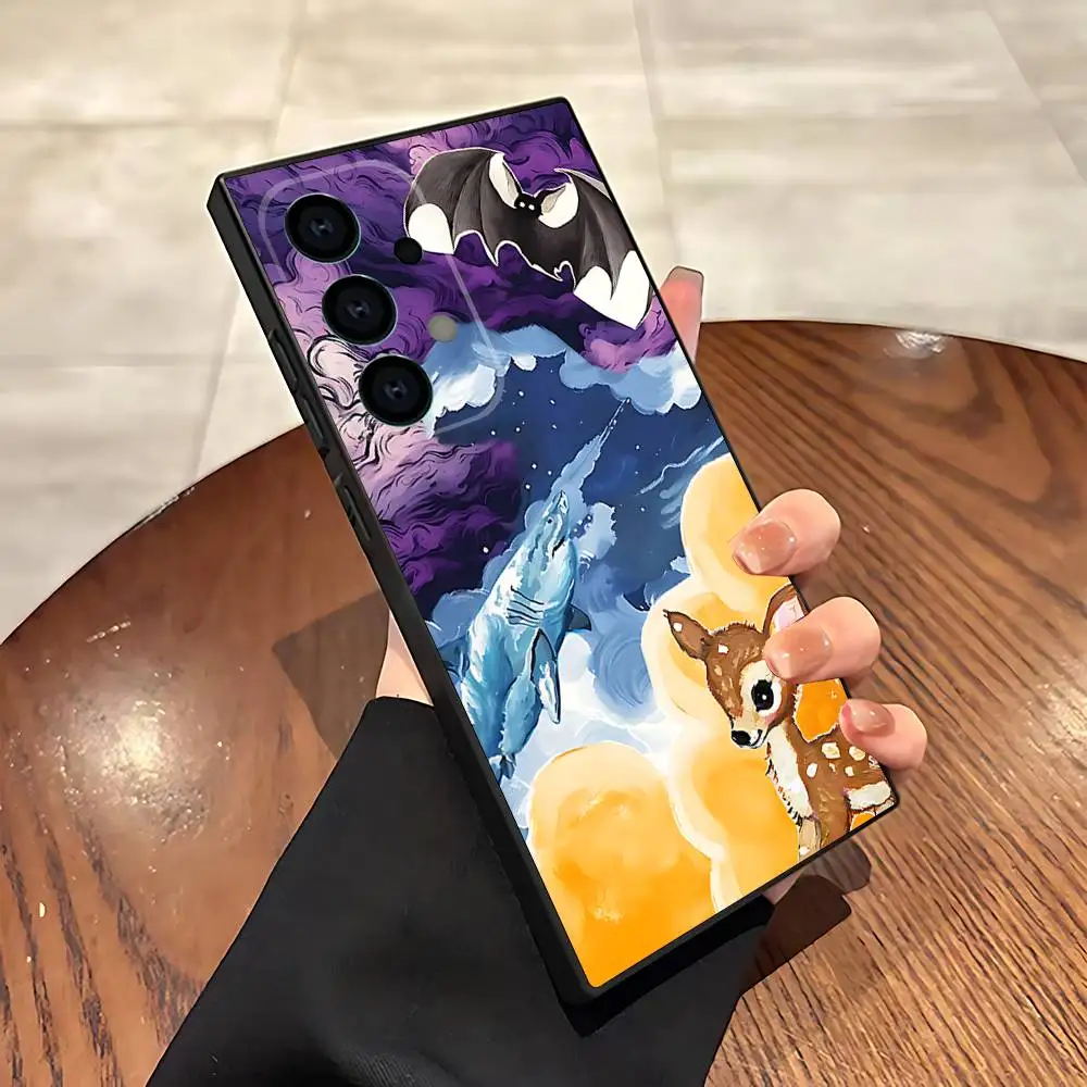 حافظة هاتف S-Sturniolo T-Triplets لهاتف سامسونج S25، S24، S21، S22، S23، S30، Ultra، S20، Plus، Fe، Lite، 5G غطاء أسود #6