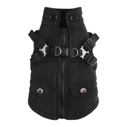 Dog Coat With Harness Waterproof Jackets With Harness And D Rings Zipper Dog Jacket Puppy Coat Small Dog Clothes Dog Coat With