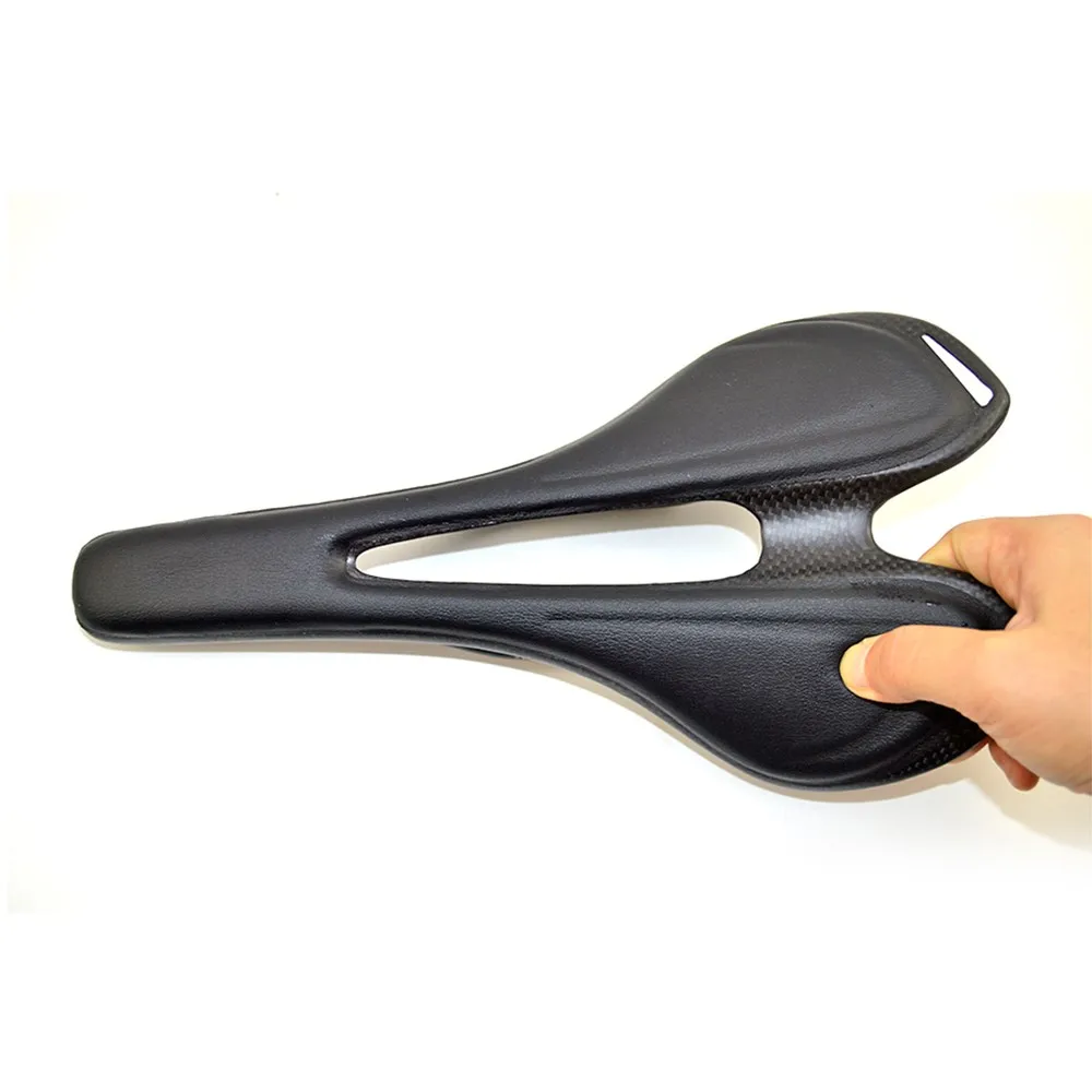 Ultralight Full Carbon Mountain Bicycle Saddle Road Bike saddle MTB Carbon Saddles Seat Super-light Cushion Glossy Matte 105g