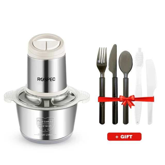 

2 Speeds 300W Meat Grinder 304Stainless Steel Food Processor Chopper appliance meat slicer machine