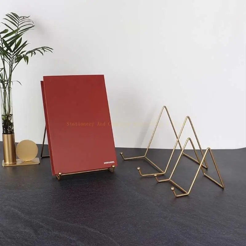 3 PCs Exibição ferro pequena para placas decorativas