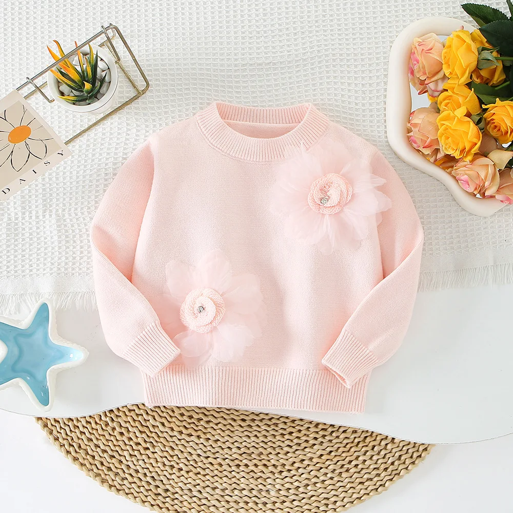 Winter Knitwear Kids Clothes, Sweet Sweater Toddler Boy Girl, Baby Clothes Essential Cozy