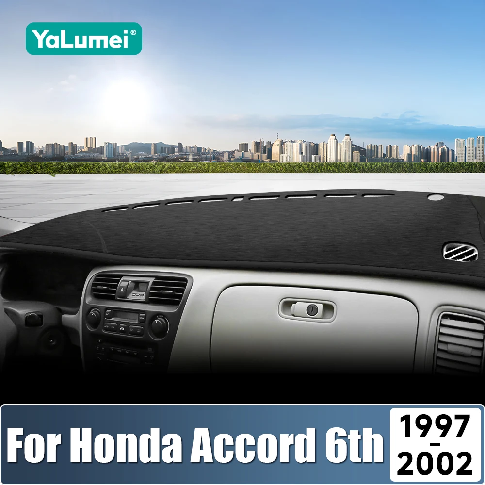 لهوندا أكورد 6th 1997 1998 1999 2000 2001 2002 لوحة سيارة الشمس الظل غطاء أداة لوحة حصيرة عدم الانزلاق وسادة الملحقات