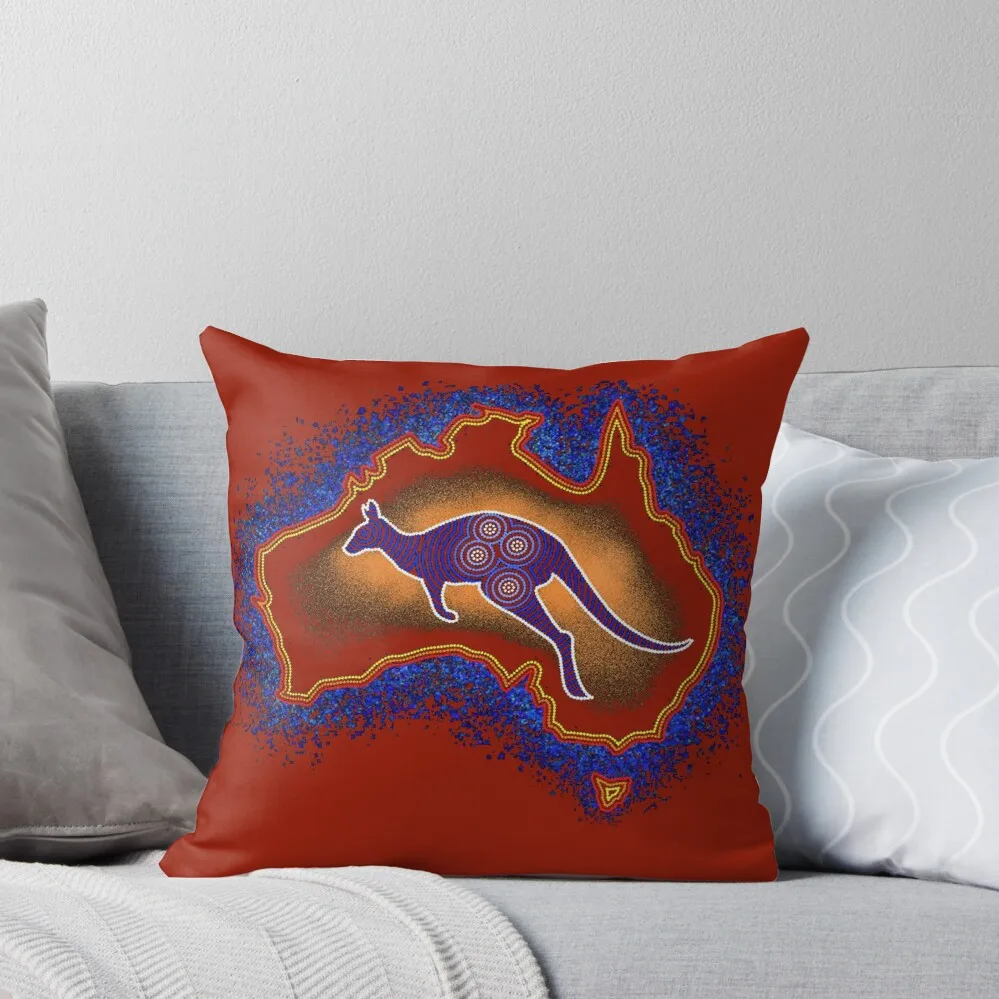 

australian aboriginal art\t Throw Pillow christmas pillowcases Sitting Cushion pillows decor home pillow cover christmas pillow