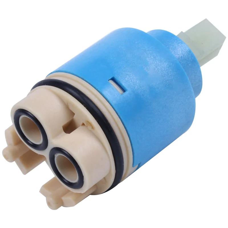 AT63-4X Blue Ivory Plastic 35Mm Diameter Water Tap Faucet Cartridge Valve