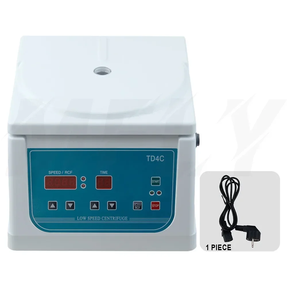 TD4C مختبر الطرد المركزي الكهربائية منخفضة السرعة PRP الطرد المركزي شاشة ديجيتال سطح المكتب آلة الطرد المركزي 0-4000 دورة في الدقيقة قابل للتعديل
