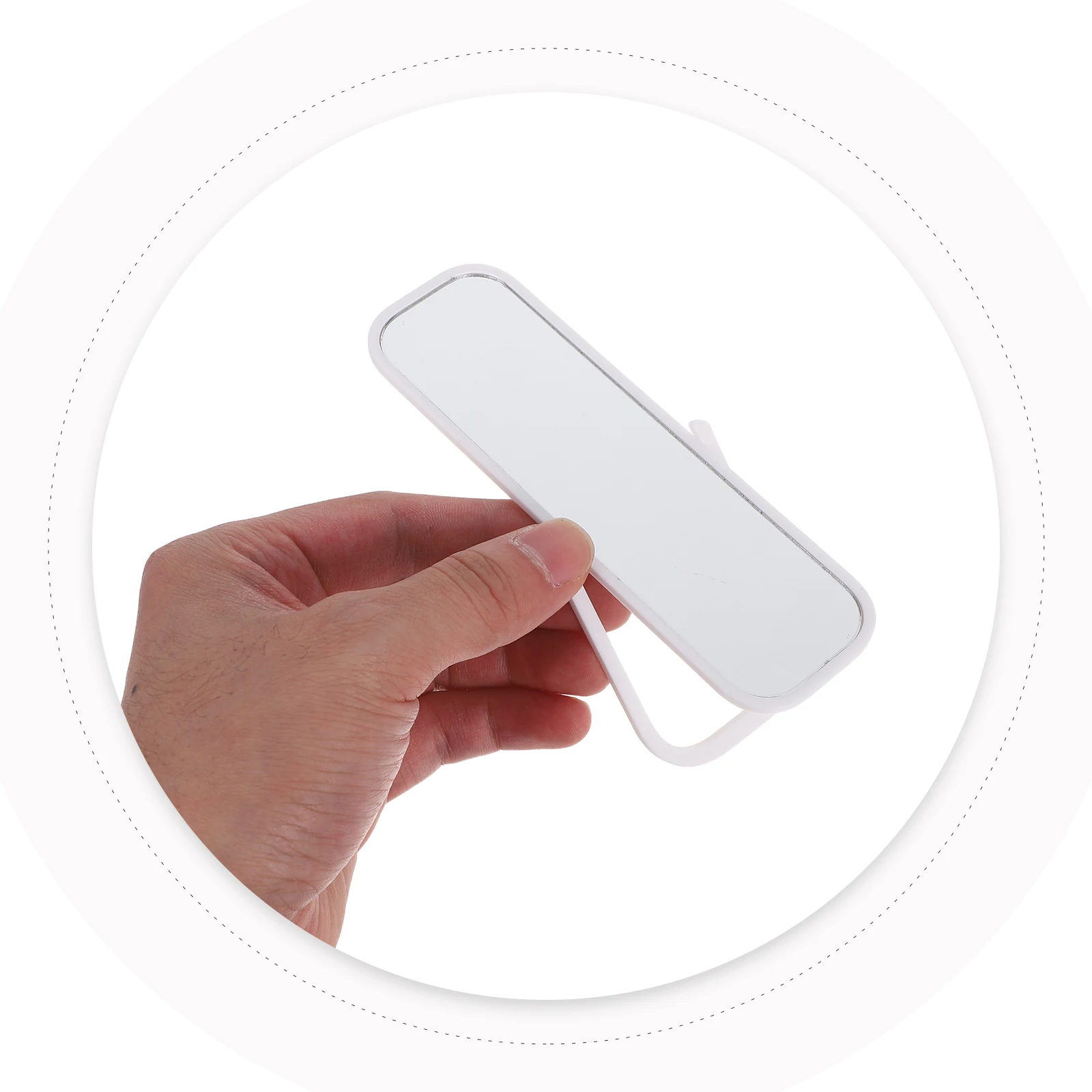 

1:12 Scale Miniature Full Length Floor Mirror Standing Plastic Mirror for DIY Craft Mini House Living Room Bedroom Accessories