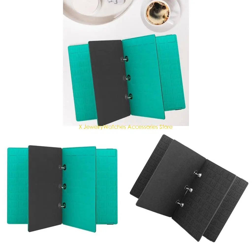 

31KD Portable Felt Badge Display Stand Shoe Charm Storage Stand Soft Felt Texture Travel Badge Case for Pin Collection