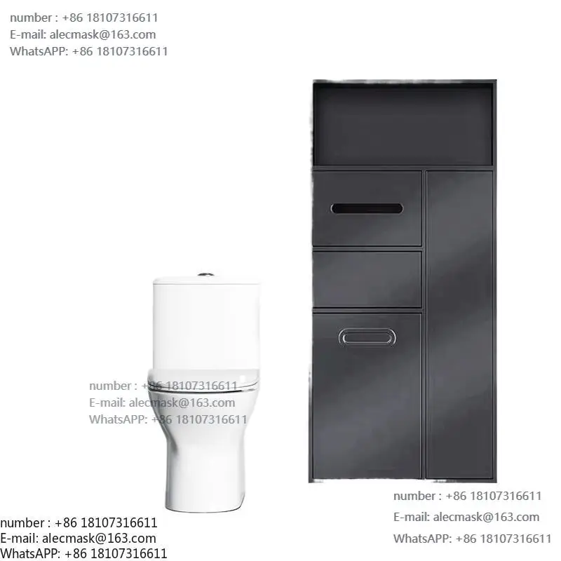 

Toilet embedded toilet rack concealed pumping tissue box trash can bathroom storage