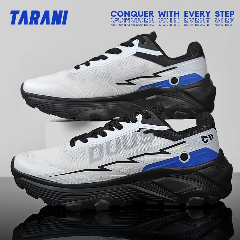 Men's Luxury Running Shoes Outdoor Hiking Sports Shoes Shock Absorption Anti Slip Breathable Low Cut Off-Road Running shoes