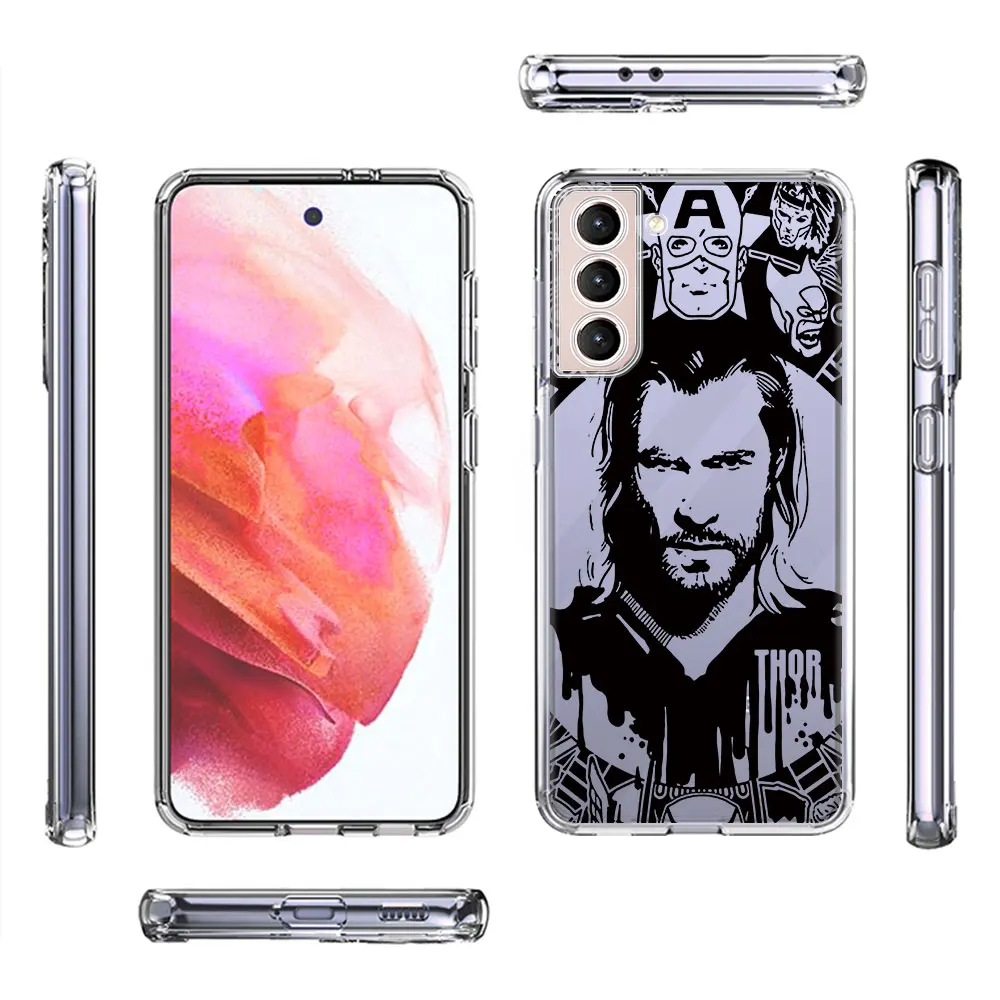 Marvel Iron Man Sqiderman Case for Samsung Galaxy S20 S22 S23 S24 Ultra S21 FE S10e S8 S9 Plus S10 Lite TPU Phone Cover Shell