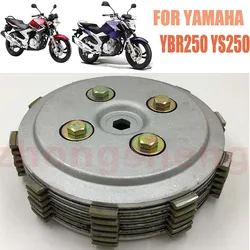 Motorcycle Clutch Assy for YAMAHA YBR250 FAZER250 XTZ250 YS250 YBR YS FAZER XTZ 250  ( 6 PCS) Friction Plates Kit Sit Clutch