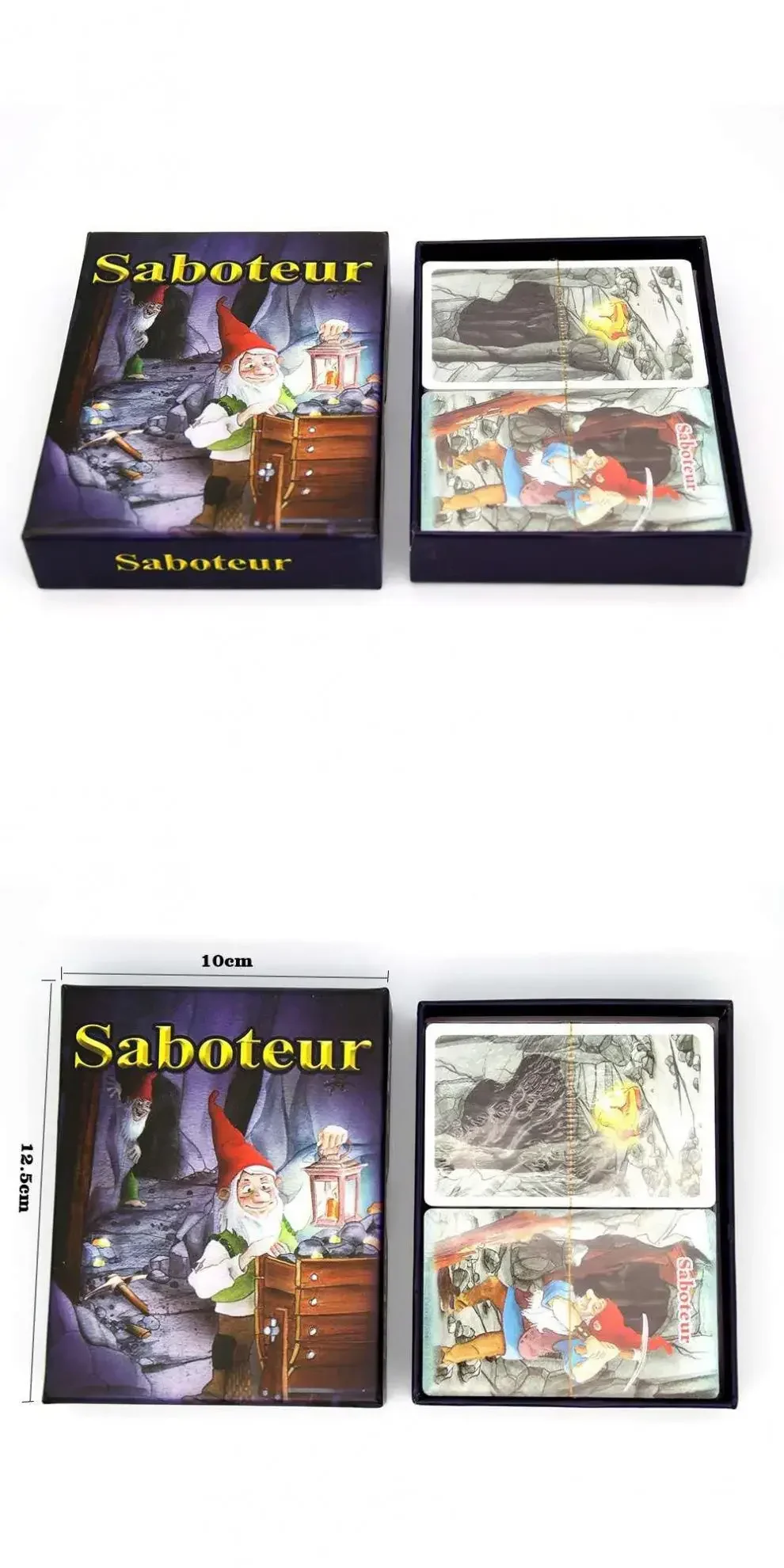 English Saboteur Board Game Cards Funny Board Card Games for Families Party Dwarf Gold Mine Digging Miner Board Game Table Games