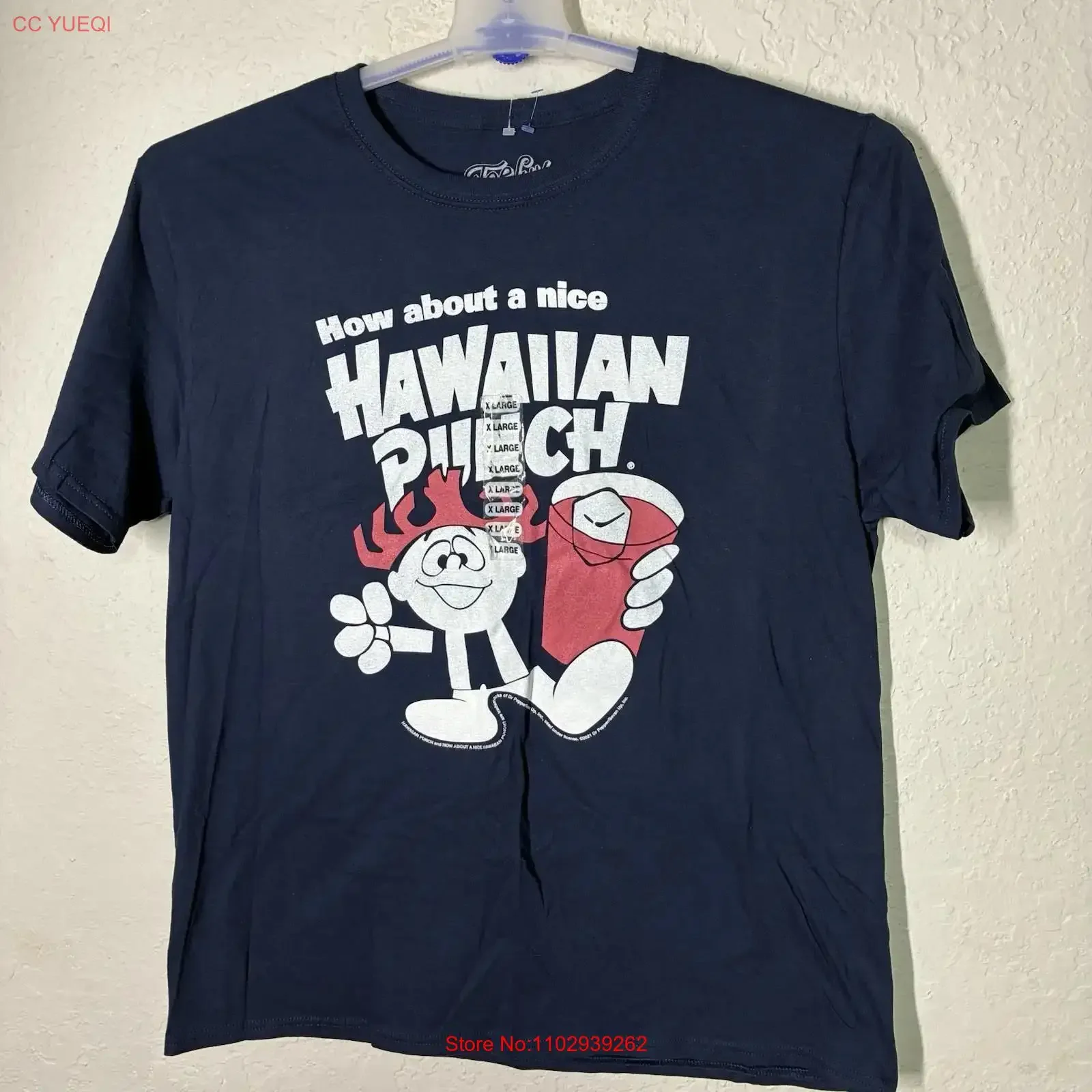 Nueva Camiseta Vintage Hawaiian Punch XL NWT, ¿Qué tal una bonita camiseta vintage lavada, cómoda y ligeramente holgada para uso diario y con estilo?