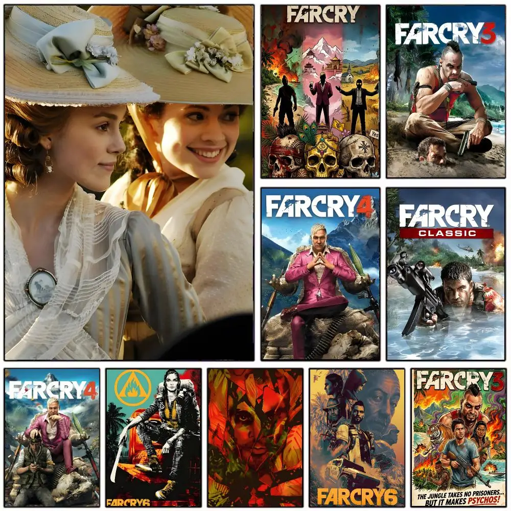 intense game F-Far Cry Poster Modern Home Decoration Interior Design & Contemporary Wall Art Collection