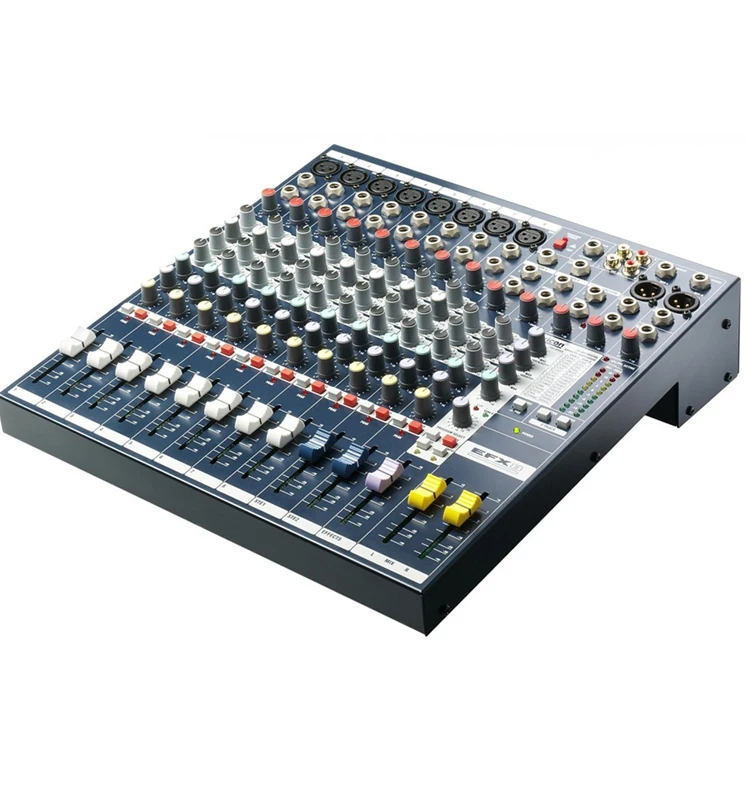 EFX8/12 Professional DJ Mixer USB Console Audio 8 Channel Multi-Purpose Audio Mixer for High-Performance