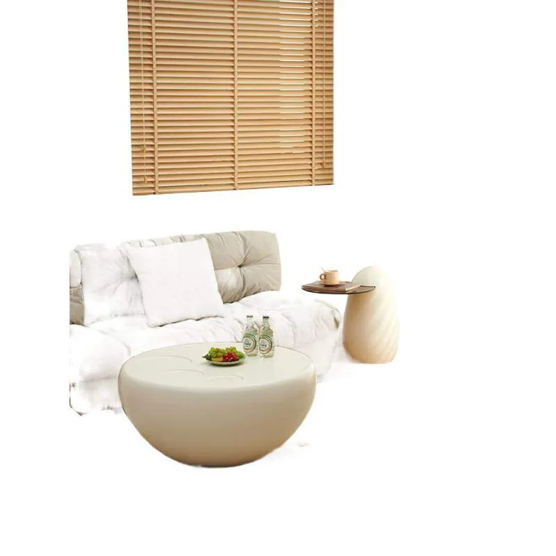 

Cat claw cream Internet celebrity coffee table simple small apartment living room round combination