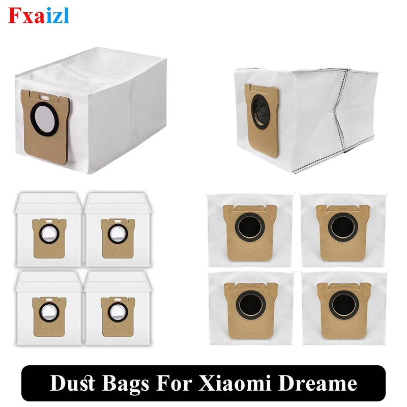 Staubbeutel-Ersatzteile für Xiaomi X10X10 Plus/X20/5 Pro/M30S/M40 für Dreame L10 Ultra/L20 Ultra/L30 Ultra Roboterstaubsauger-Zubehör
