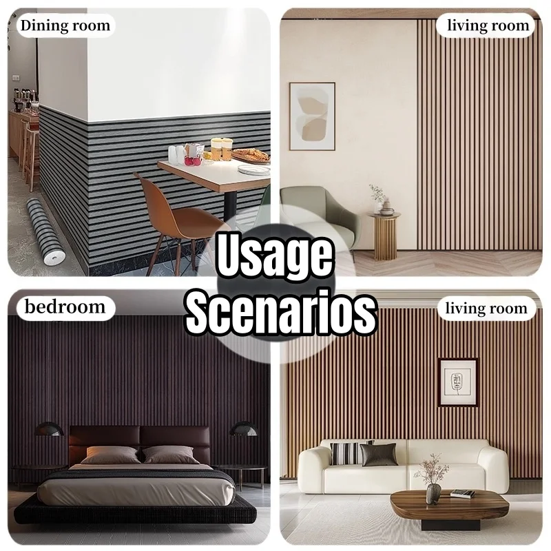 Papier peint auto-adhésif pour rénovation murale, chambre à coucher, salon, Grain de bois, autocollants muraux avec mousse, décoration de maison