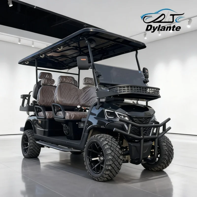 

Электрическая тележка для гольфа, 2 4 места, 5000 Вт, мощный мотор, электрический скутер, картинг, квадроцикл, вездеход, внедорожник, бесплатный индивидуальный цвет