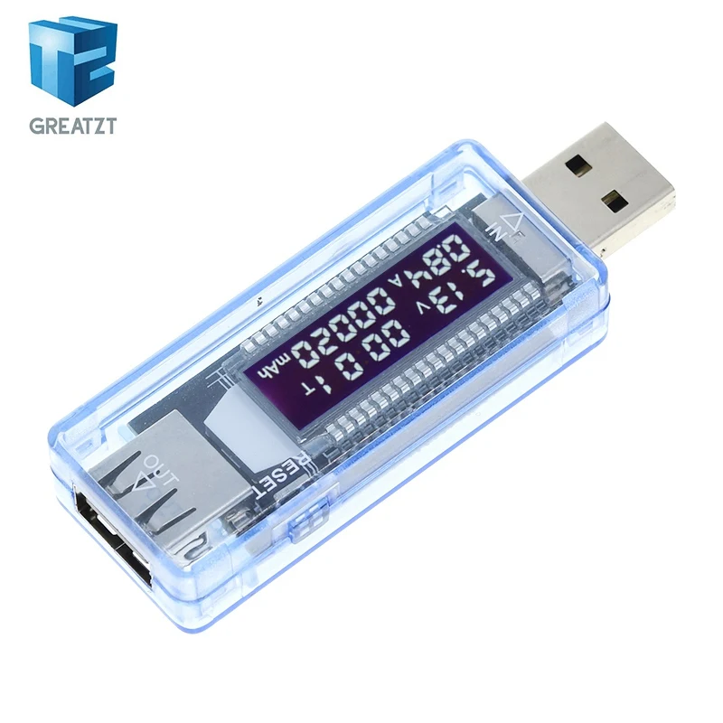 USB Tester Current Voltage Charger Capacity Tester Volt Current Voltage Meter Time Display Mobile Power Detector Battery Test image 6