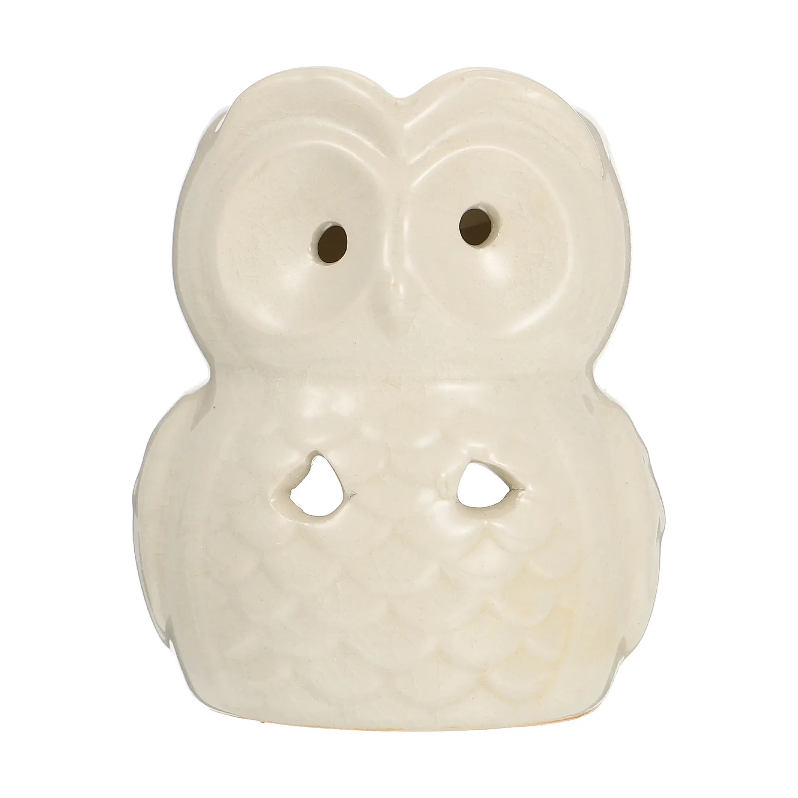 1Pcs Owl Shaped Ceramic Incense Burner Decorative Aroma Diffuser for Living Room Bedroom Office Relaxation Decorative Censer
