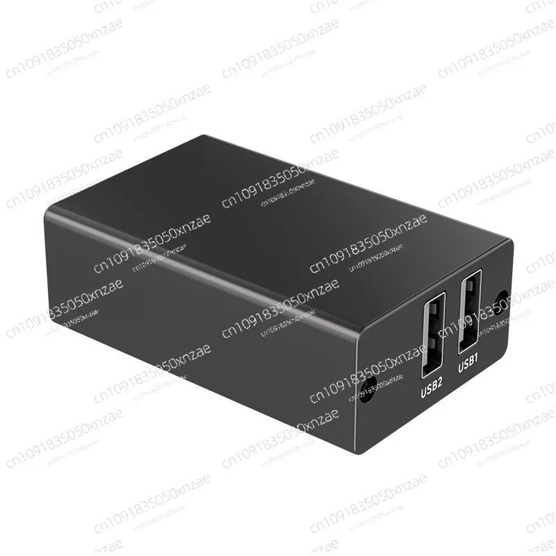 USB to hdmi video converter connected to image capture card guide station
