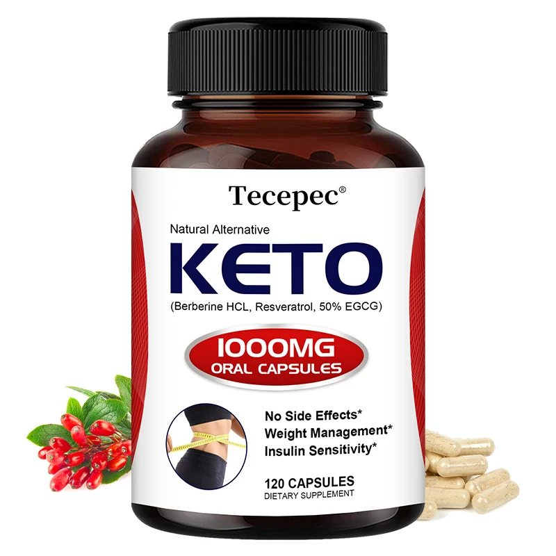 Ketao - Berberine HCl, Resveratrol, 50% EGCG - Supports Weight Management, Fat Burning and A Balanced, Healthy Life