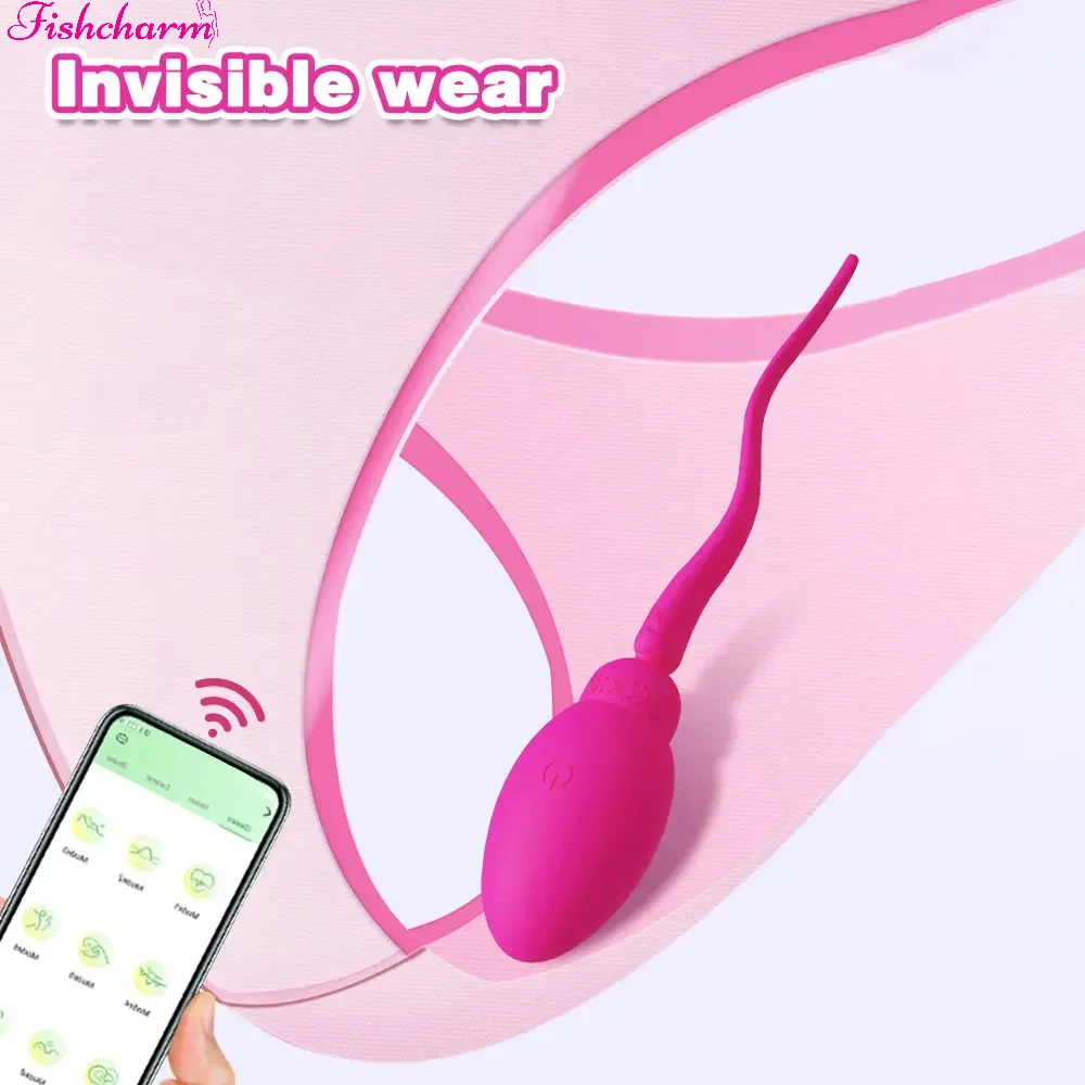 

Wireless Bluetooth Dildo Vibrator Female G Spot Clitoris Stimulator Vaginal Massager Love Egg Adult Vibrating Sex Toys for Women