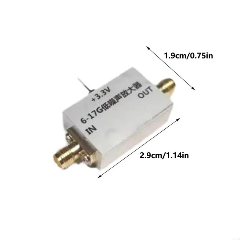 6-17 GHZ BAJO AMPLIFICADOR ROUNO GANA 15 RF SEÑAL CONDUCCIÓN RECEPTOR DEL RECEPTOR