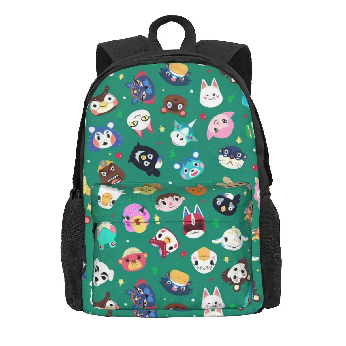 

Video Game Animal Village Women Backpack Student School Bag Monkey Zoo Computer Mochila Kids Large Capacity Travel Rucksack