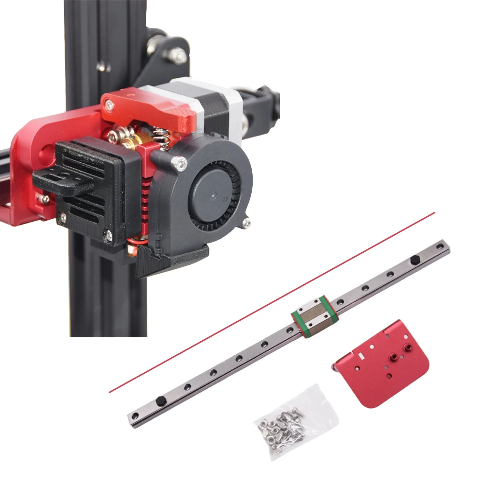 Image of Dual Z-Achsen MGN12C Linear-Schienen-Upgrade-Kit CR10 Ender3 X-Achsen Linearführungs-Kit mit Halterung Ender 3v2/3S CR10S 3D-Drucker-Teile