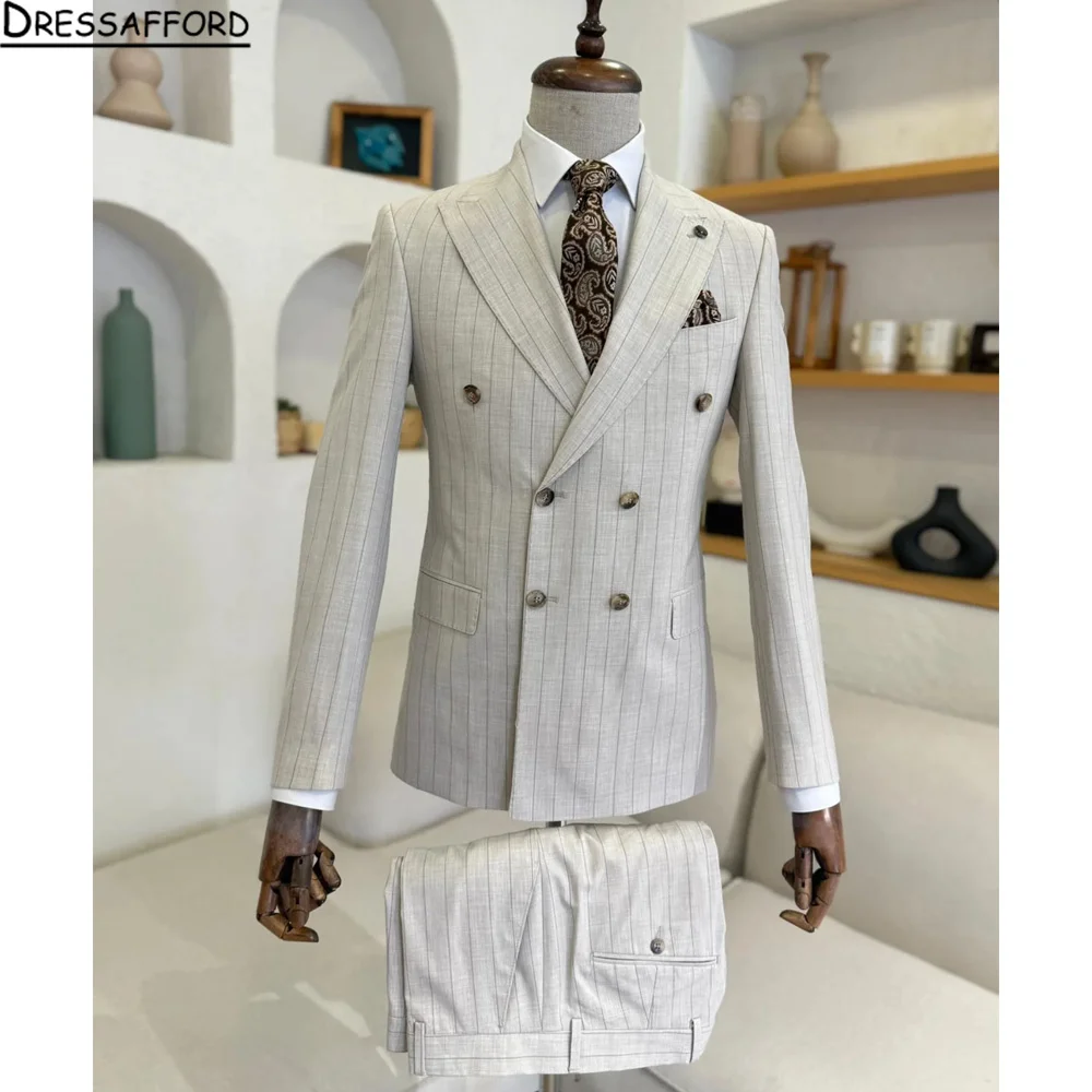 New Design Suit Sets For Men Fashion Slim Fit Single Breasted Homme Customes 3 Pieces Blazer Vest And Pants Formal Evening Gown