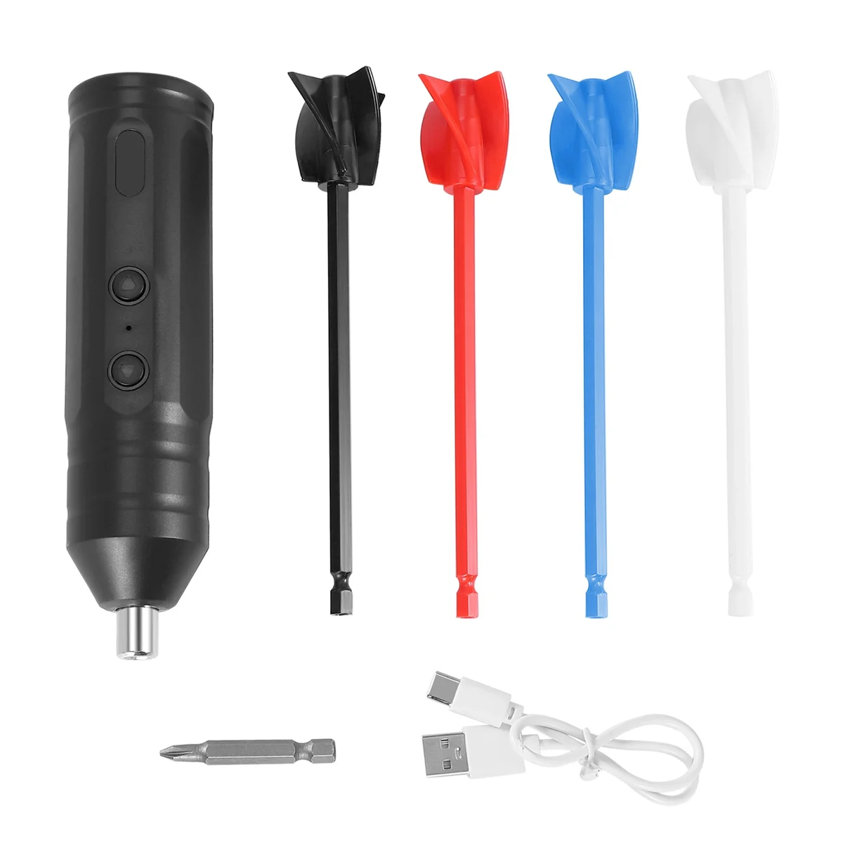 

Epoxy Mixer, Handheld Resin Mixing Tools for Resin Stirring - Electric Stirrer Machine with 4Pcs Paddles