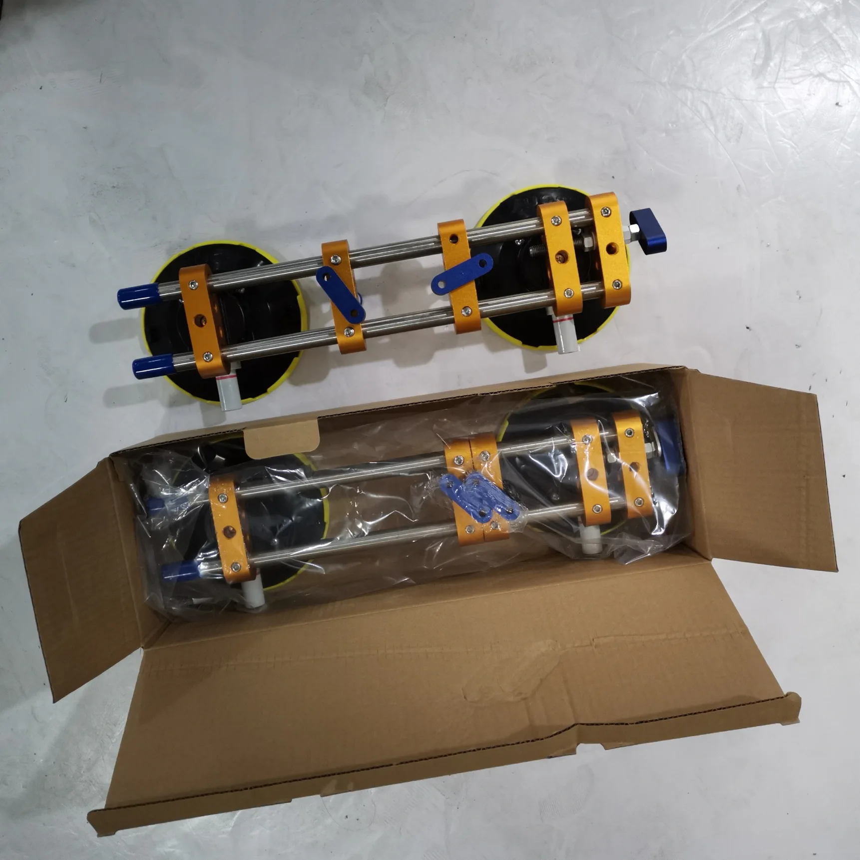 Industrial Grade 8 Inch High Efficiency Stone Seaming Tool with Vacuum Suction Cups for Marble Tile Slab Installation OEM