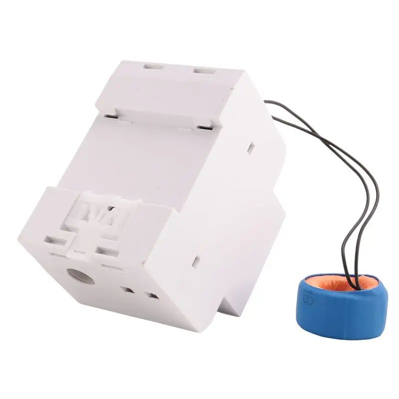 ABJN-1 PCS Digital Single Phase AC 40-300V 100A Din Rail 6 In 1 Voltmeter (External CT)