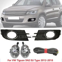 Car Light For VW Tiguan 2012 2013 2014 2015 European Version Car-Styling Front Fog Light Lamp / Fog Lamp Grille /Wire