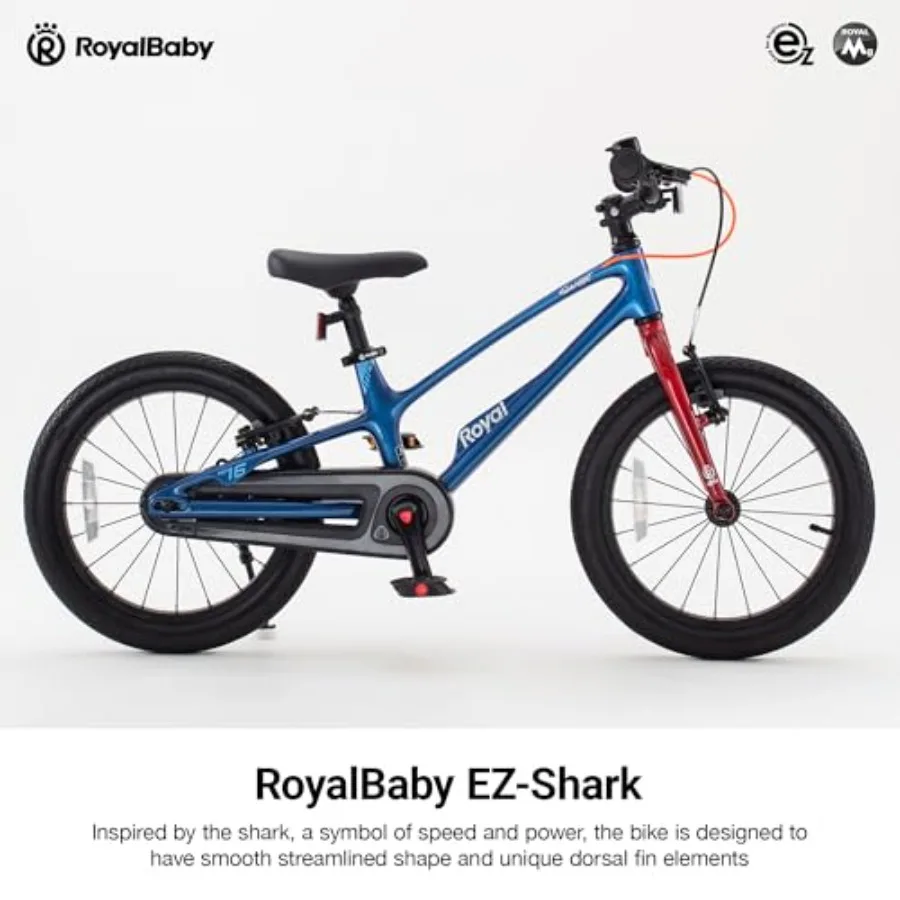 Lightweight Magnesium Alloy Bike 14/16/18 Inch Wheel Sport Bicycle for Boys Girls Ages 3+ Years in Multiple Colors with Durable