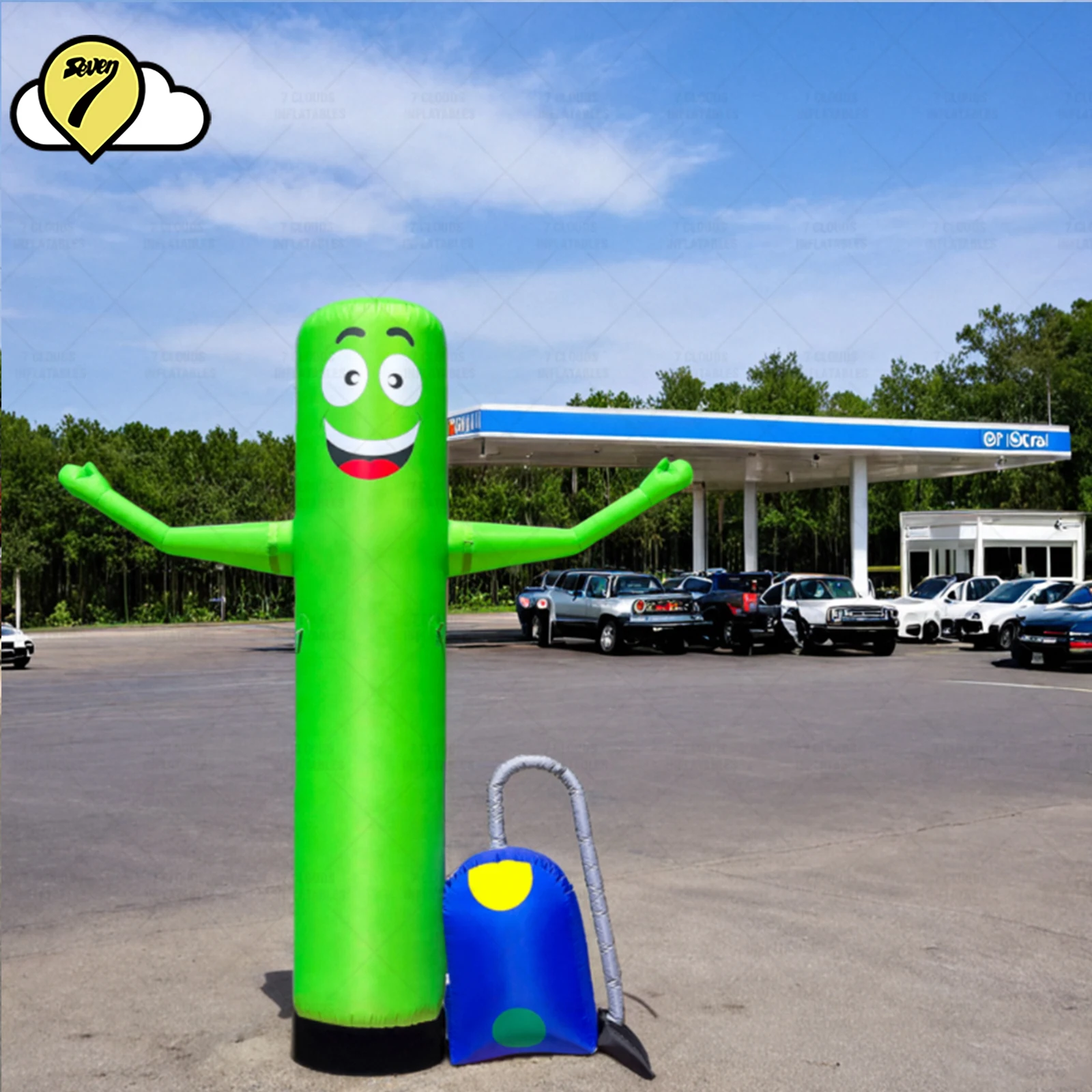 10/14/17FT Tall Inflatable Car Wash Dancing Guy for Outdoor Auto Repair Center Decoration Advertising Blow Up Tube Man Balloon