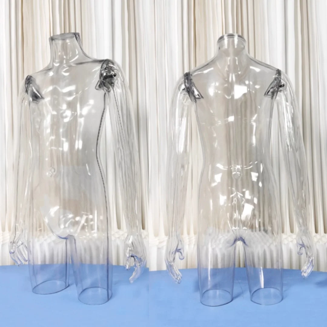 

Children Transparent Mannequins De Couture Exhibición,Half Body Display,Maniquíes Para Ropa,Headless,AT311K
