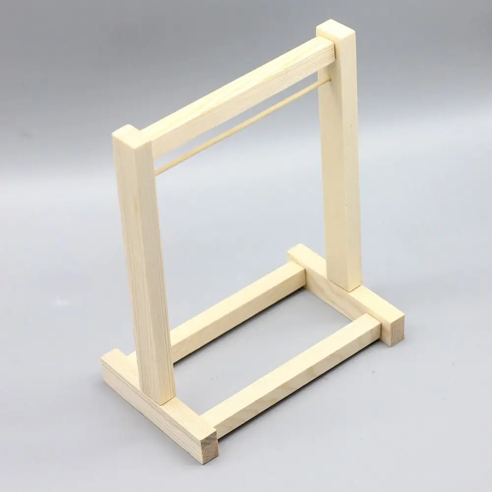 Creative Dollhouse Supplies Clothing Hanger Mini Pretend Play Dollhouse Furniture Simulation Wooden Garment Organizer Children
