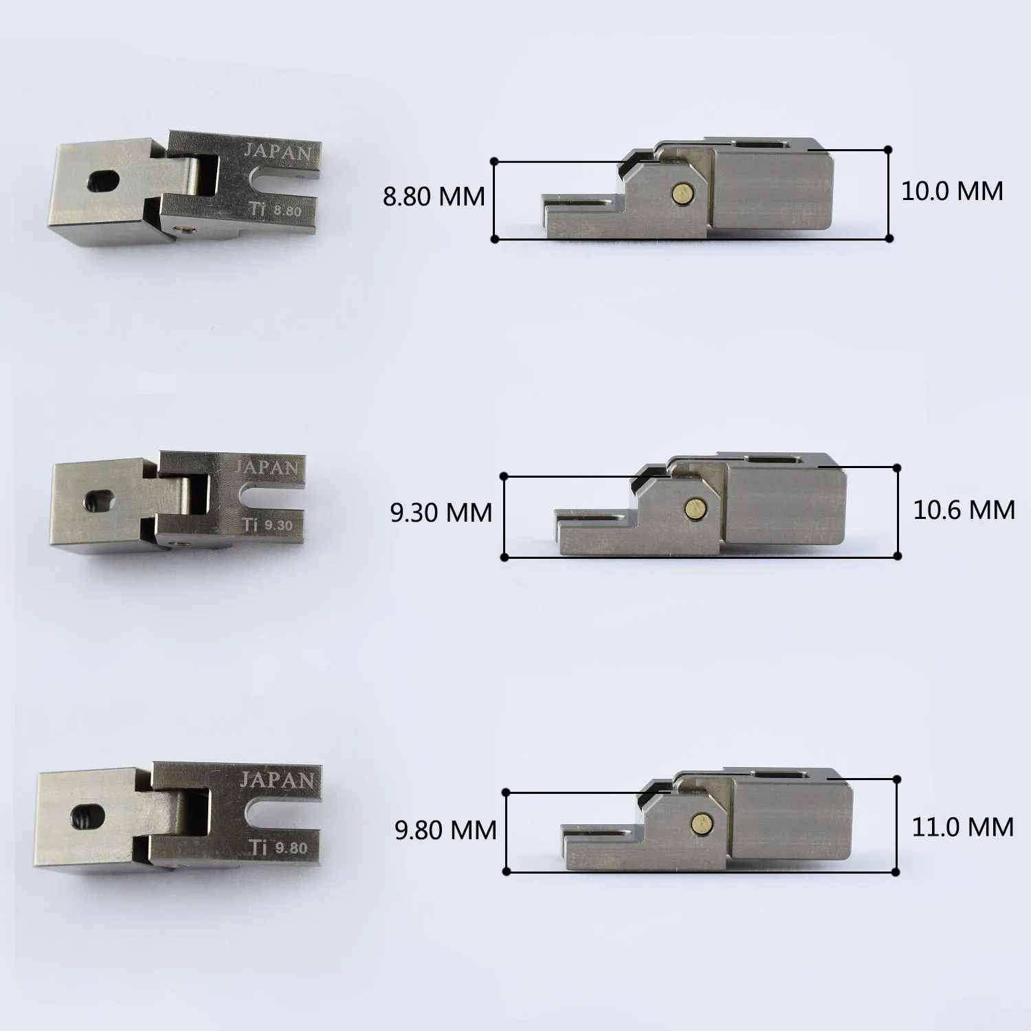 【Made in Japan】Titanium Alloy Guitar Bridge Saddle For FR Tremolo System Bridge