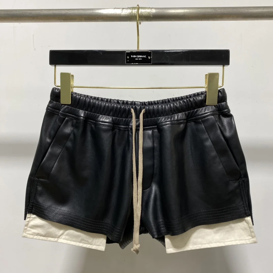

Women‘s Casual Short Mini Slim Fit PU Leather Summer Gothic Women High Street Outdoor Wear Trumpet Mermaid Black Short