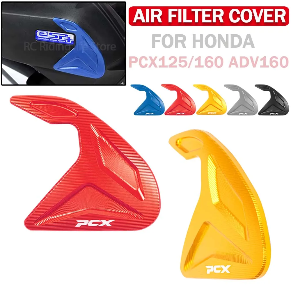 

For Honda PCX125 PCX160 ADV160 Motorcycle Air Filter Protect Cover Filter Outer Decorative Hood Anti-Collision Guard Accessories